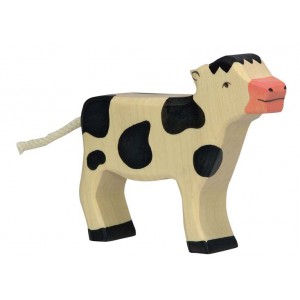 Vache en bois Vache jouet écologique Jouet en bois Jouet en bois miniature  Animaux en bois Jouet animal Écologique Décoration d'intérieur Cadeau en  bois Jouet biologique -  France